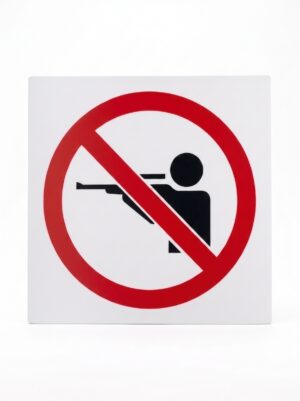 No Hunting Symbol Sign