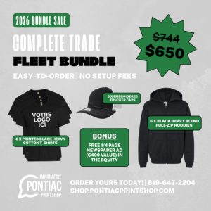 Complete Trade Fleet Bundle | 8 Tees, 6 Zip Hoodies & 6 Caps